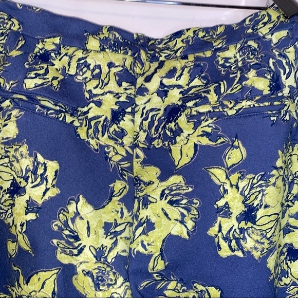 NWOT Soft Surroundings Green Blue Elisabetta Floral Stretchy Pants Size Small - Picture 10 of 11